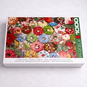 Christmas Donut Party Puzzle 2000 Pieces New Sealed